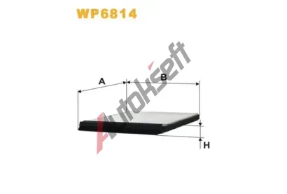 WIX FILTERS Filtr vzduchu v interiru WXF WP6814, WP6814