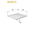 Filtr vzduchu v interiru WIX FILTERS ‐ WXF WP6876