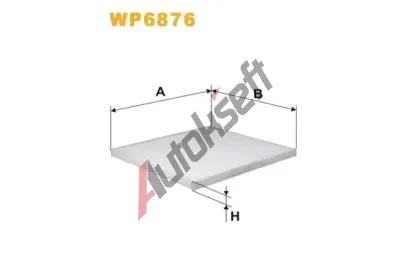WIX FILTERS Filtr vzduchu v interiru WXF WP6876, WP6876