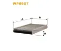 WIX FILTERS Filtr vzduchu v interiru ‐ WXF WP6957