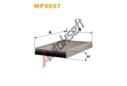 WIX FILTERS Filtr vzduchu v interiru WXF WP6957, WP6957