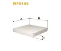 Filtr vzduchu v interiru WIX FILTERS ‐ WXF WP9106