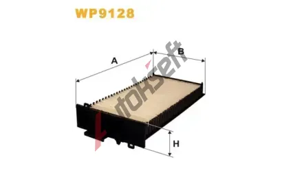 WIX FILTERS Filtr vzduchu v interiru WXF WP9128, WP9128