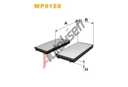 WIX FILTERS Filtr vzduchu v interiru WXF WP9168, WP9168