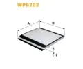 Filtr vzduchu v interiru WIX FILTERS ‐ WXF WP9202