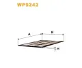 Filtr vzduchu v interiru WIX FILTERS ‐ WXF WP9242