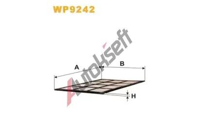 WIX FILTERS Filtr vzduchu v interiru WXF WP9242, WP9242