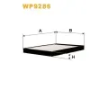 Filtr vzduchu v interiru WIX FILTERS ‐ WXF WP9286