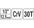 YATO Ráčna 1/2" 125 mm na radiátory YTO YT-03315, YT-03315