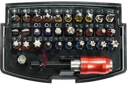 YATO Sada bitů s adaptérem 1/4" 32ks YTO YT-04622, YT-04622 YATO Sada bitů s adaptérem 1/4" 32ks YTO YT-04622, YT-04622