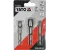 YATO Sada adaptérů 3ks HEX 1/4, 3/8, 1/2 YTO YT-04685, YT-04685