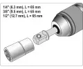 YATO Sada adaptérů SDS+ 1/4", 3/8", 1/2" YTO YT-04686, YT-04686