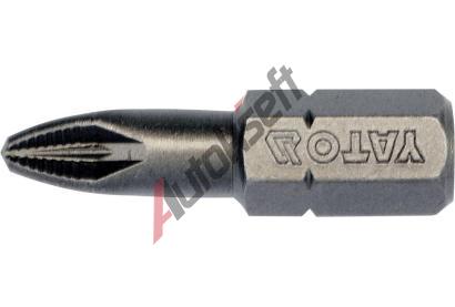 YATO Bit křížový 1/4" PZ2 x 25 mm, AISI S2, HRC 58-61 10 ks YTO YT-04712, YT-04712 YATO Bit křížový 1/4" PZ2 x 25 mm, AISI S2, HRC 58-61 10 ks YTO YT-04712, YT-04712
