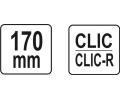 YATO Kle�t� na spony hadicov� 170 mm YTO YT-06475, YT-06475