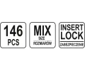 YATO Matice pojistn� sada 146 ks YTO YT-06774, YT-06774