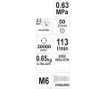 YATO Pneumatick� �hlov� bruska YTO YT-09730, YT-09730