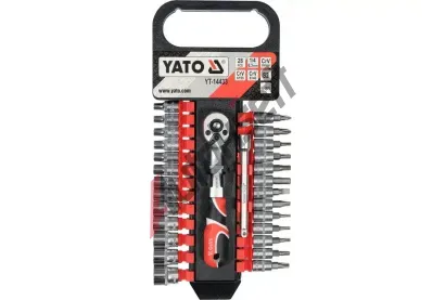 YATO Sada nástavců a bitů 1/4" 28 ks YTO YT-14433, YT-14433 YATO Sada nástavců a bitů 1/4" 28 ks YTO YT-14433, YT-14433