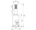 YATO Hever pstov hydraulick 10T YTO YT-1704, YT-1704