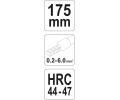 YATO Klet konektorov 175 mm, HRC 44-47, 0,2-6,00 mm2 YTO YT-2305, YT-2305
