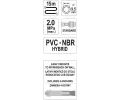 YATO Naviják se vzduchovou hadicí PVC+NBR 9,5mm, 15m YTO YT-24241, YT-24241