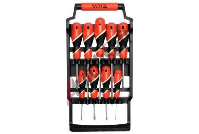 YATO Sada šroubováků 9 ks magnetické CrMo se stojanem YTO YT-25968, YT-25968 YATO Sada šroubováků 9 ks magnetické CrMo se stojanem YTO YT-25968, YT-25968