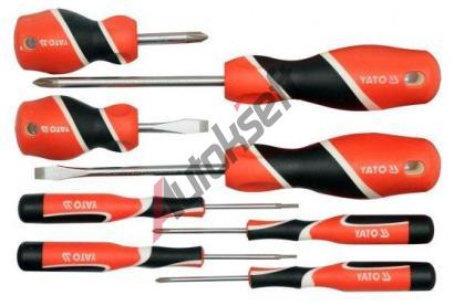 YATO Sada �roubov�k� 8ks, - 2-6 mm, + PH0-PH2 YTO YT-25980, YT-25980