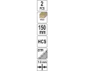 YATO Pilov� listy HCS 150MM 8TPI 2ks YTO YT-33923, YT-33923