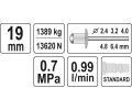 YATO Ntovaka pneumatick 2,4/3,2/4,0/4,8/6,4 YTO YT-3618, YT-3618