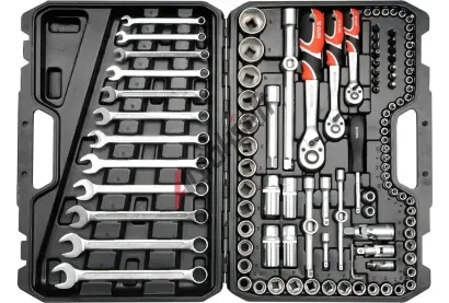 YATO Gola sada 1/2", 3/8", 1/4" + příslušenství 111 ks YTO YT-38831, YT-38831 YATO Gola sada 1/2", 3/8", 1/4" + příslušenství 111 ks YTO YT-38831, YT-38831