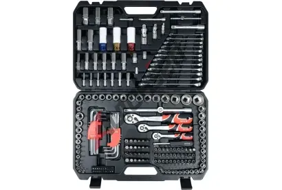 YATO Gola sada 1/2", 3/8", 1/4" + p��slu�enstv� 198 ks YTO YT-38850, YT-38850