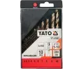 YATO Sada vrt�k� na kov 10ks HSS-COBALT 1-10mm YTO YT-41603, YT-41603