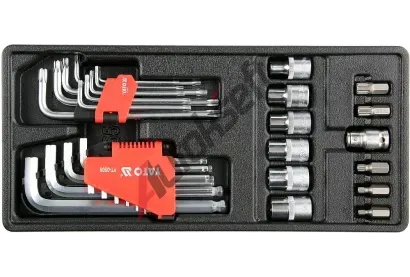 YATO Vložka do zásuvky - imbus 2-12 mm, torx T10-T50, 1/2" E10-E20, adaptéry M5- M12 YTO YT-55451, YT-55451 YATO Vložka do zásuvky - imbus 2-12 mm, torx T10-T50, 1/2" E10-E20, adaptéry M5- M12 YTO YT-55451, YT-55451