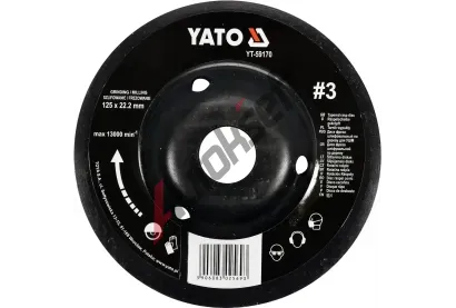 YATO Rotační rašple úhlová jemná 125 mm typ 3 YTO YT-59170, YT-59170 YATO Rotační rašple úhlová jemná 125 mm typ 3 YTO YT-59170, YT-59170