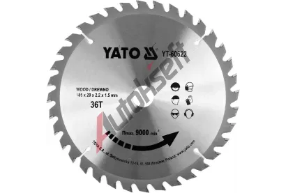 YATO Kotouč na dřevo 185 x 20 mm 36z YTO YT-60622, YT-60622 YATO Kotouč na dřevo 185 x 20 mm 36z YTO YT-60622, YT-60622