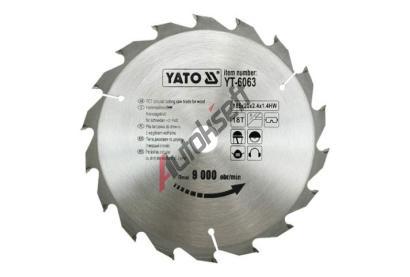 YATO Kotouč na dřevo 185 x 20 mm 18z YTO YT-6063, YT-6063 YATO Kotouč na dřevo 185 x 20 mm 18z YTO YT-6063, YT-6063