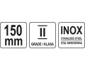 YATO Pru�n� ocelov� prav�tko 150 mm YTO YT-70720, YT-70720