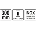 YATO Pru�n� ocelov� prav�tko 300 mm YTO YT-70721, YT-70721