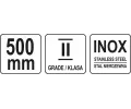 YATO Pru�n� ocelov� prav�tko 500 mm YTO YT-70722, YT-70722
