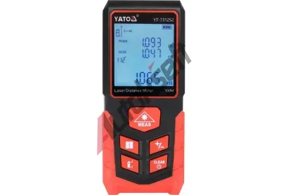YATO Měřič vzdálenosti, úhlu, obvodu, objemu laserový max 100m YTO YT-731252, YT-731252 YATO Měřič vzdálenosti, úhlu, obvodu, objemu laserový max 100m YTO YT-731252, YT-731252