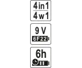 YATO Digit�ln� detektor a vlhkom�r YTO YT-73138, YT-73138