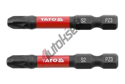 YATO R�zov� bity 1/4" x 50 mm PZ3 2 ks YTO YT-78045, YT-78045