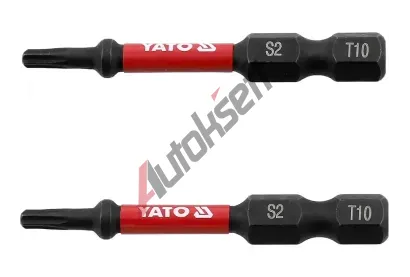YATO R�zov� bity 1/4" x 50 mm T10 2 ks YTO YT-78051, YT-78051