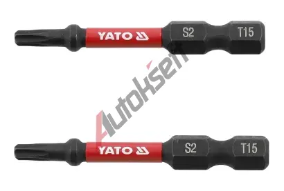 YATO R�zov� bity 1/4" x 50 mm T15 2 ks YTO YT-78052, YT-78052