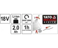 YATO Multifunkční nástroj 18V - sada YTO YT-82818, YT-82818