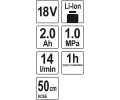 YATO Kompresor 18V - sada YTO YT-82894, YT-82894