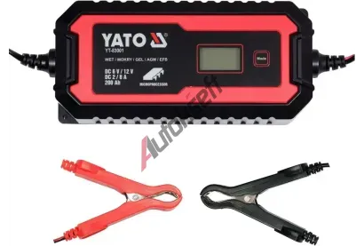 YATO Nabíječka s LCD displejem 6V / 2A, 12V / 8A YTO YT-83001, YT-83001 YATO Nabíječka s LCD displejem 6V / 2A, 12V / 8A YTO YT-83001, YT-83001