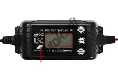 YATO Nabíječka 4A 6/12V PB/GEL LCD display YTO YT-83033, YT-83033 YATO Nabíječka 4A 6/12V PB/GEL LCD display YTO YT-83033, YT-83033