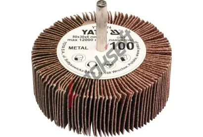 YATO Kotou� lamelov� radi�ln� 80x30 P-100 s h��del� 6 mm YTO YT-83374, YT-83374