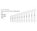 YATO Sada kl okoplochch 12ks 8-24 mm YTO YT-0362, YT-0362
