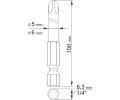 YATO Sada bit 1/4" 2 ks kov L=100 mm PH1, PH2 YTO YT-0488, YT-0488